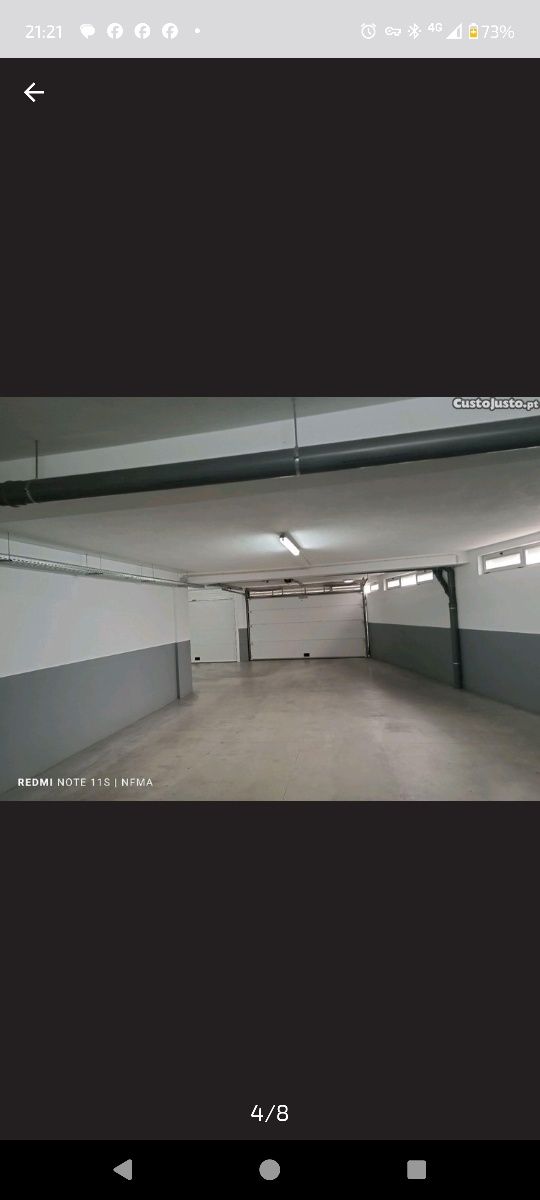 Garagem 20m2 arrendo