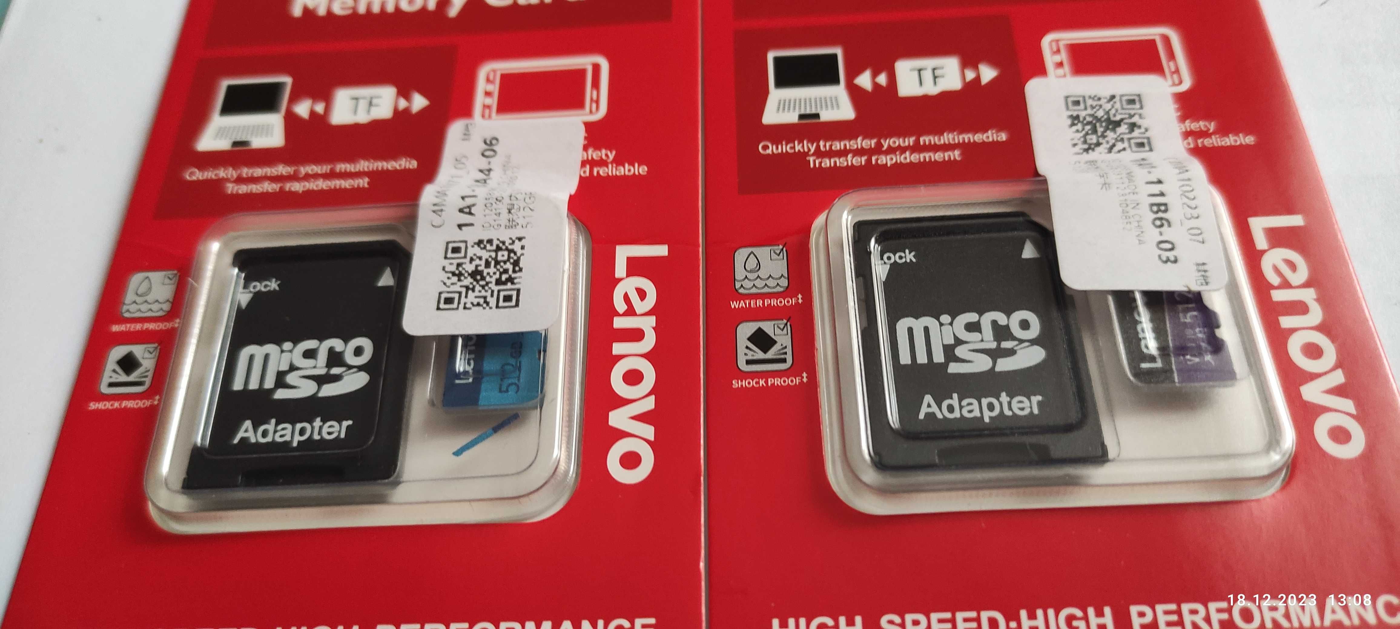 Микро СД micro SD 256,512,1 Тб флешка новая 256 Гб, 512 Гб, 1 Тб.Новая