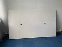 Szary Blat 240x140 cm pogrubiony na rantach