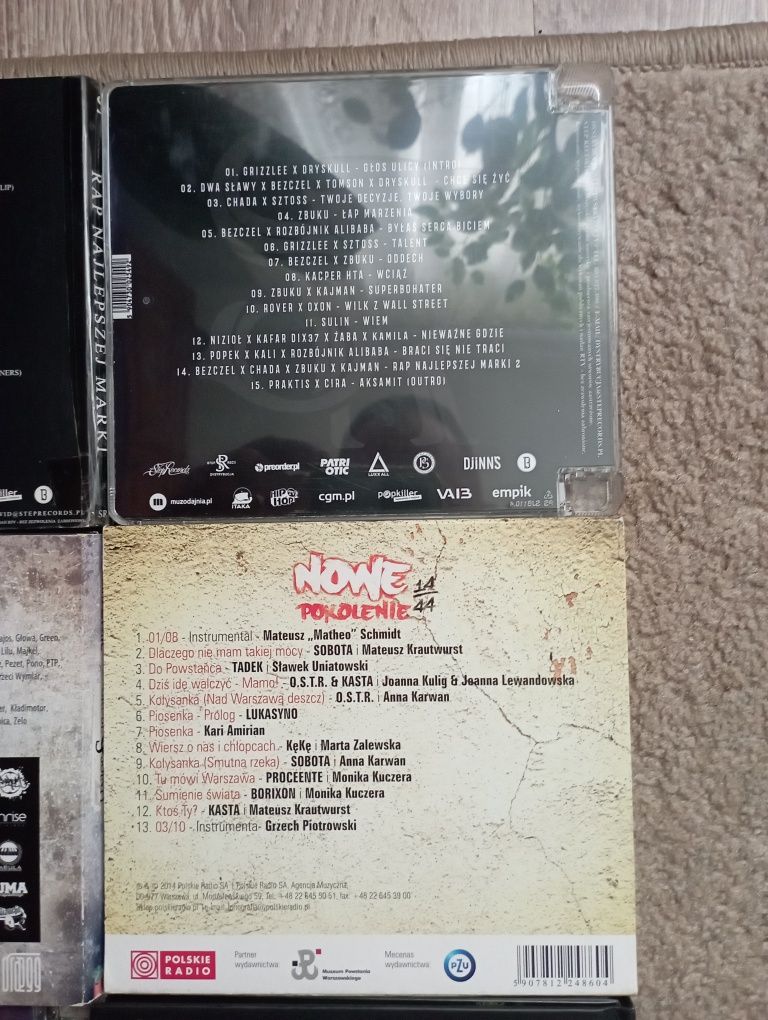 Płyty CD polski hip-hop rap