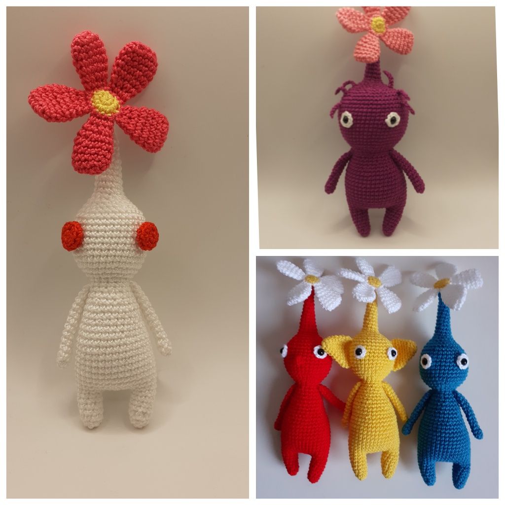 Pikmin 4 em crochet