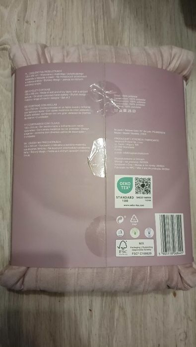 2 zasłony welurowe na przelotkach 135x250