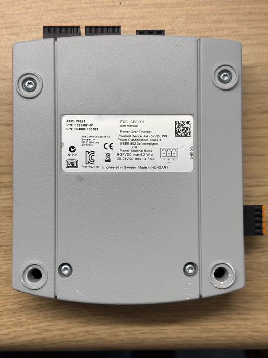 Axis P8221 Network I/O Audio Sensor PIR module