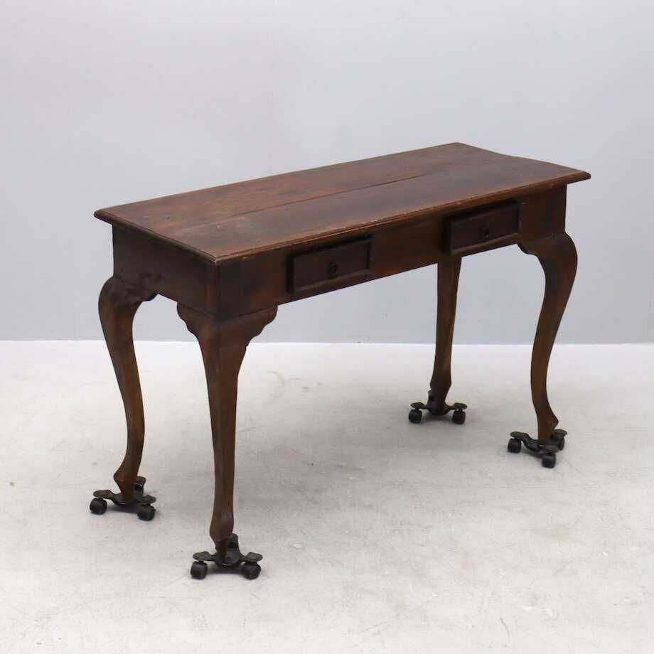 Stare biurko orientalne teak XIX w