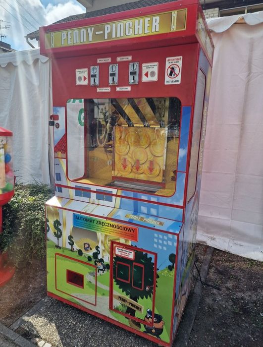 Automat zarobkowy rozrywkowy Pusher Penny Pincher Coin super stan