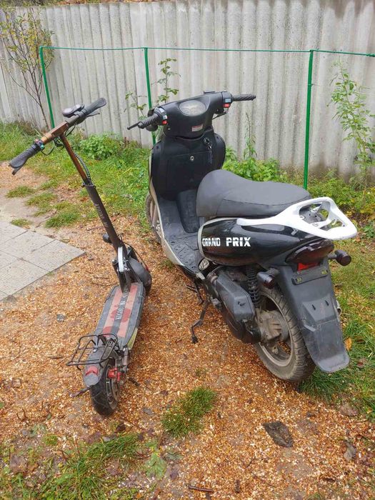 Скутер 80 кубов + самокат