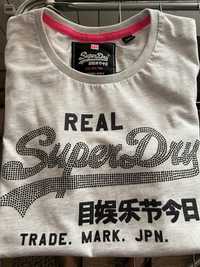 T-shirt damski Superdry rozmiar UK 14/EU 42 ale pasuje na L