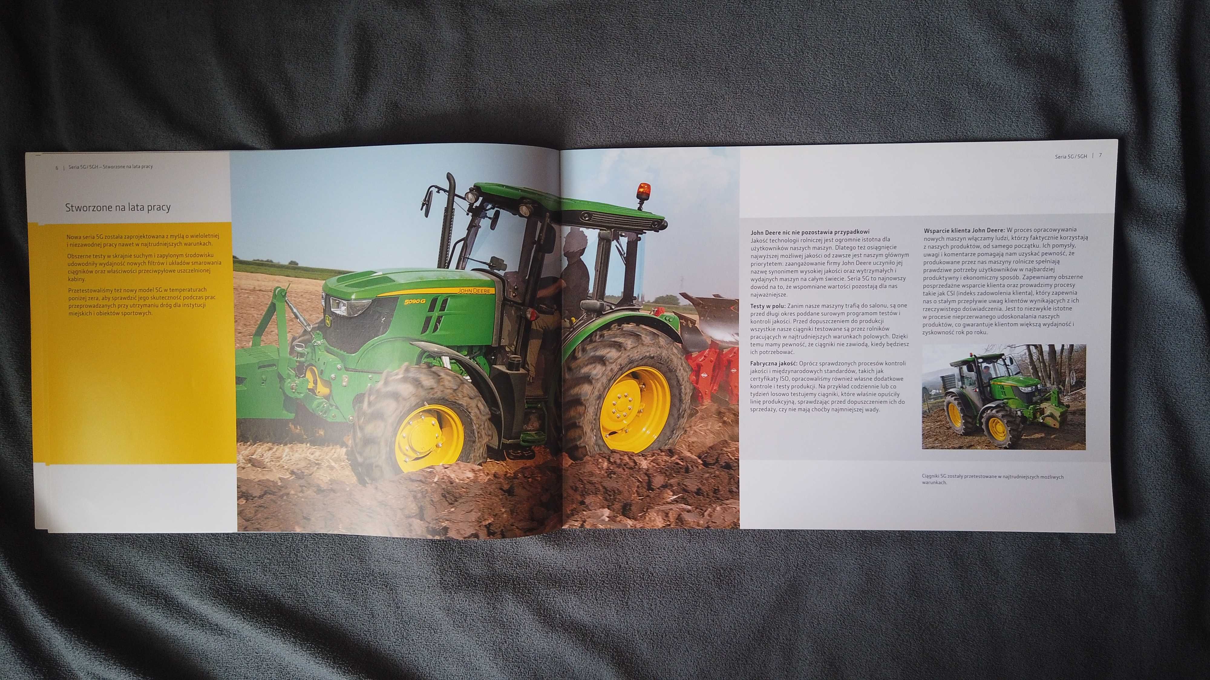 Prospekt John Deere 5G 5GH PL