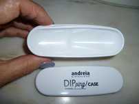 Unhas acrilico Andeia dipping case ou caixa unha francesinha