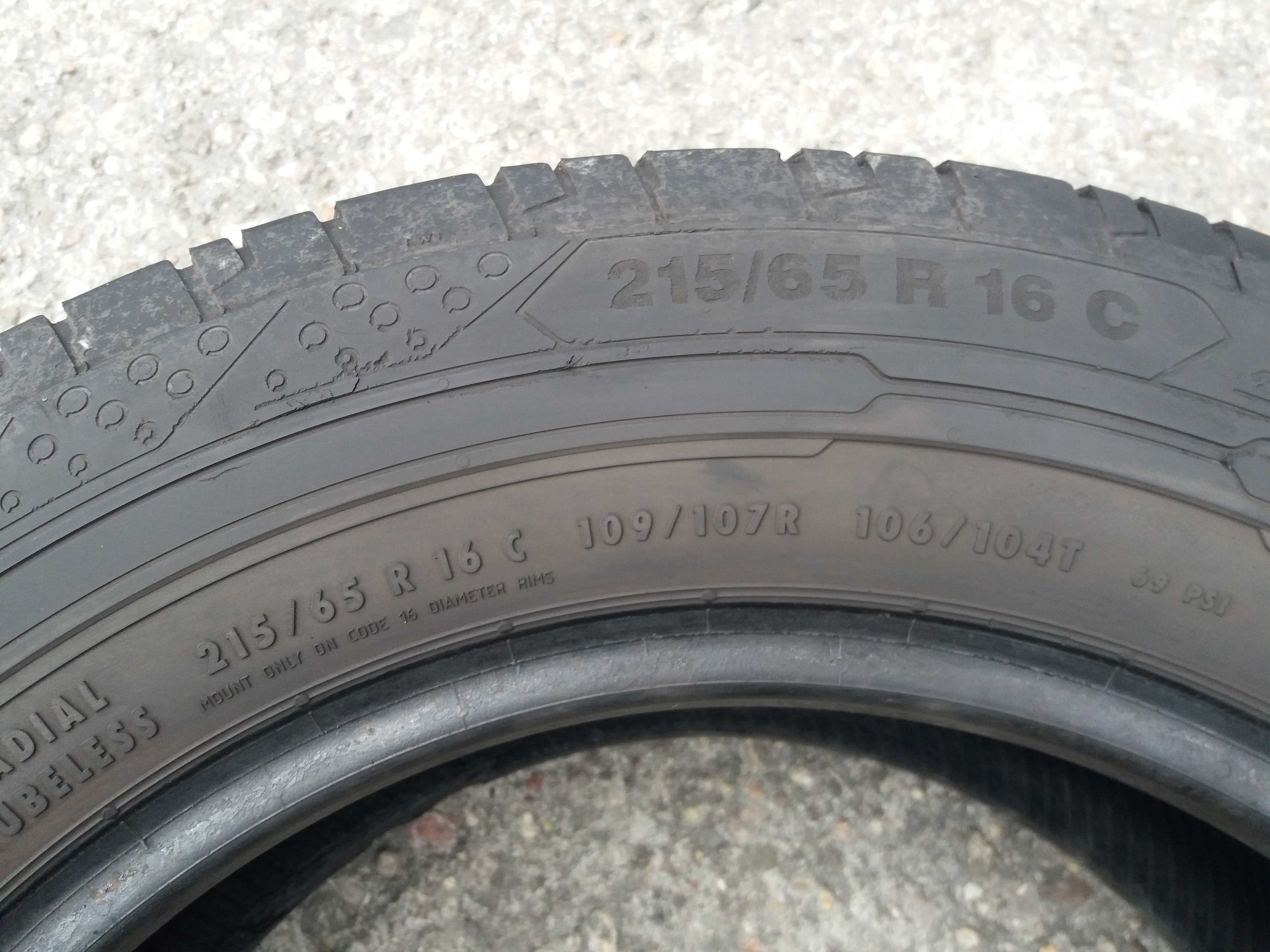 Opony 215/65r16 C Continental