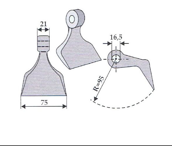 Bijak młotkowy RM-32 HMF FREI Fehrenbach FEHRI10