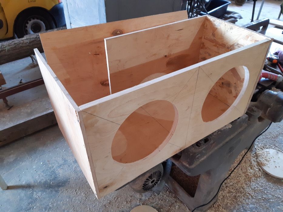 Короб ящик для сабвуфера ФАНЕРА 1 сорт ,ФИ,ЧВ,ЗЯ,раскрыв АКЦИЯ!