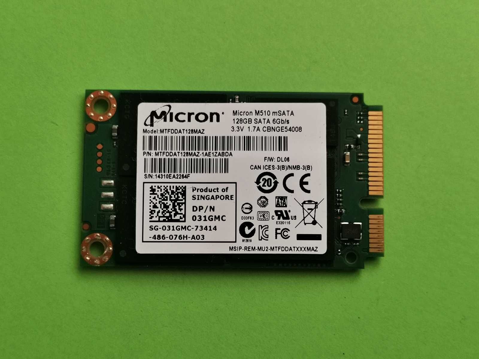 SSD mSaTa 128GB Micron