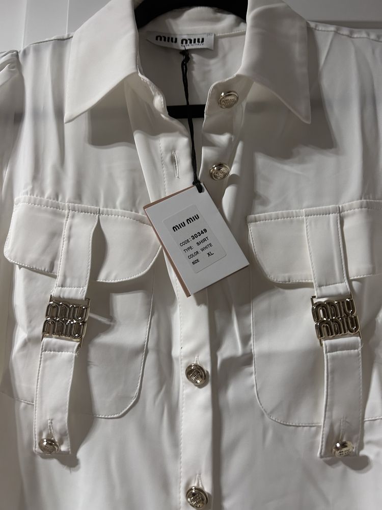 Piękna biała koszula miu r.xl