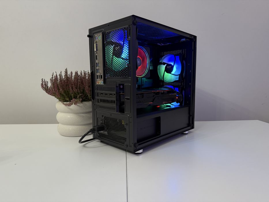 Super Komputer GAMINGOWY RX5700 XT | Ryzen 5 | Nvme | RGB ZAMIANA