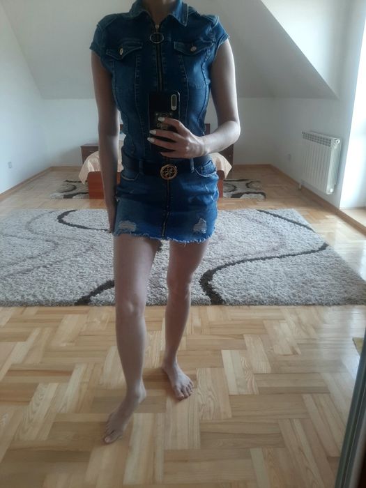 Sukienka jeansowa S M L
