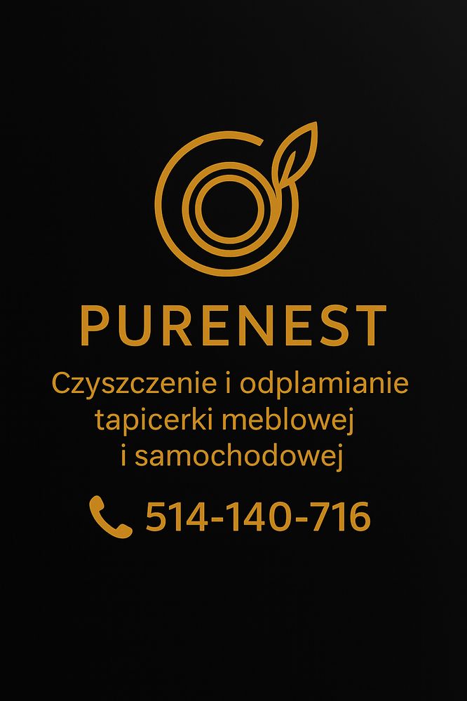 PureNest - pranie tapicerki, odplamianie, neutralizacja zapachów