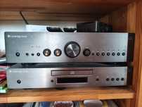 Wzmacniacz Cambridge Audio azur 650A, cdplayer 650C, kolumny jamo C805