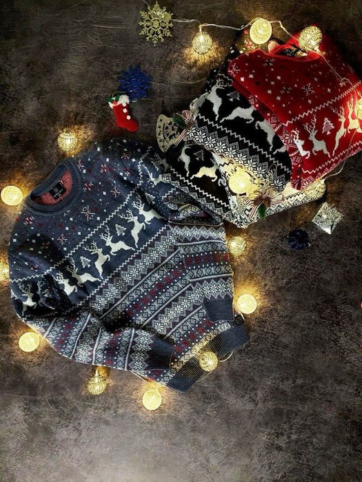 Новорічний светр|Різдвяні светри|Різдвяний світер|Парні светри