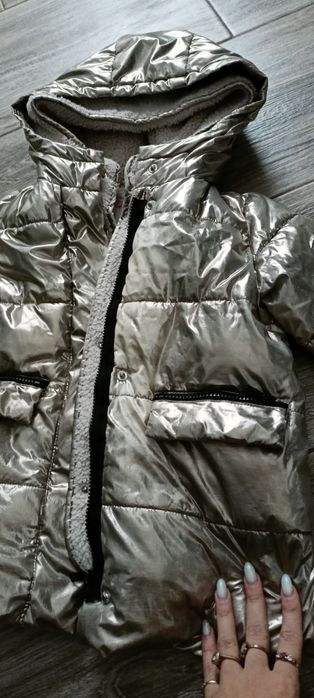 Zara r116 kurtka zimowa dla dziewczynki