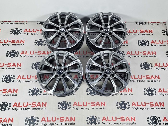 NOWE ALUFELGI TOYOTA 16" 5x114,3 Corolla Verso Prius - Grafit Poler