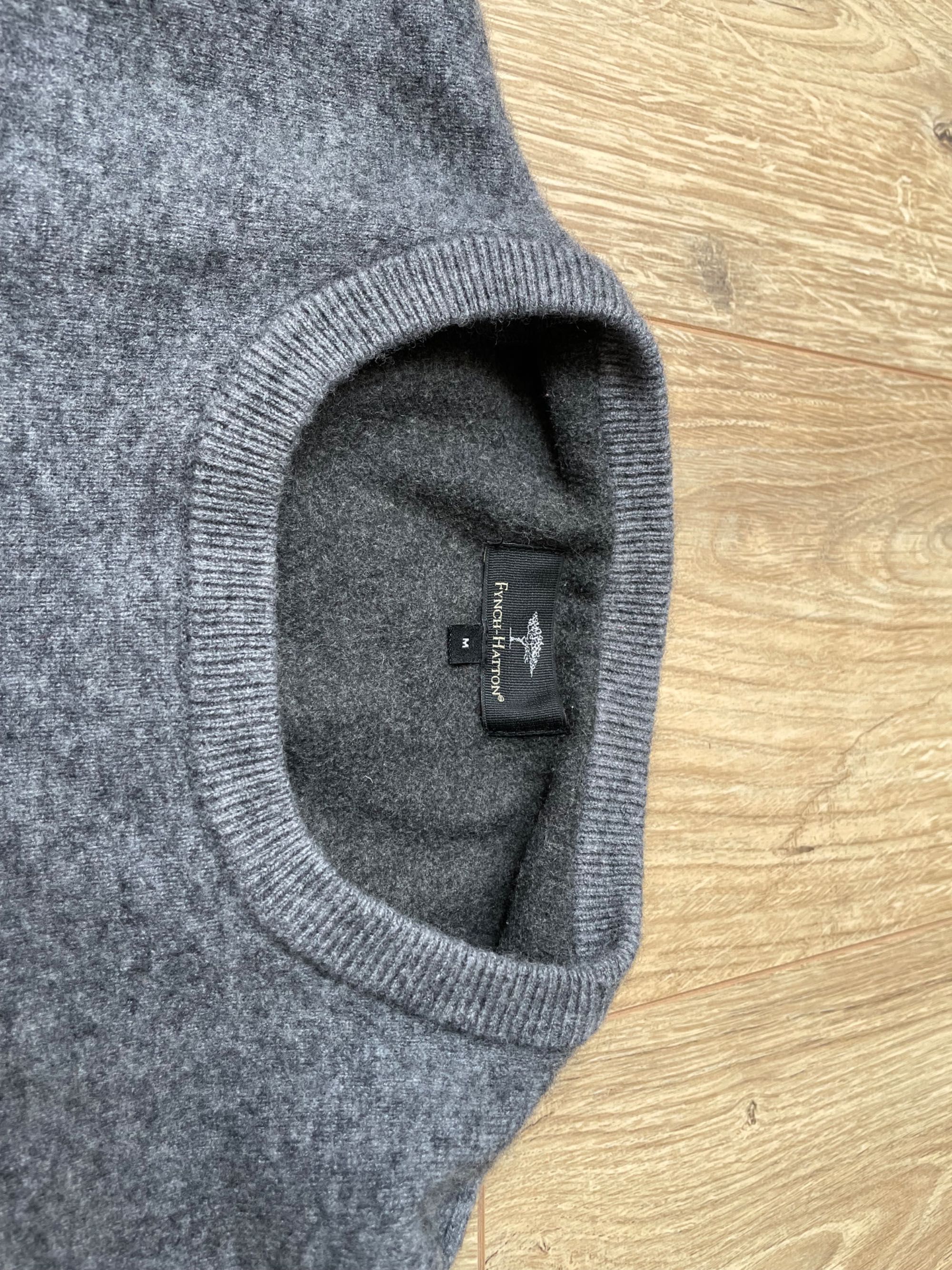 Fynch-Hatton sweter męski szary M