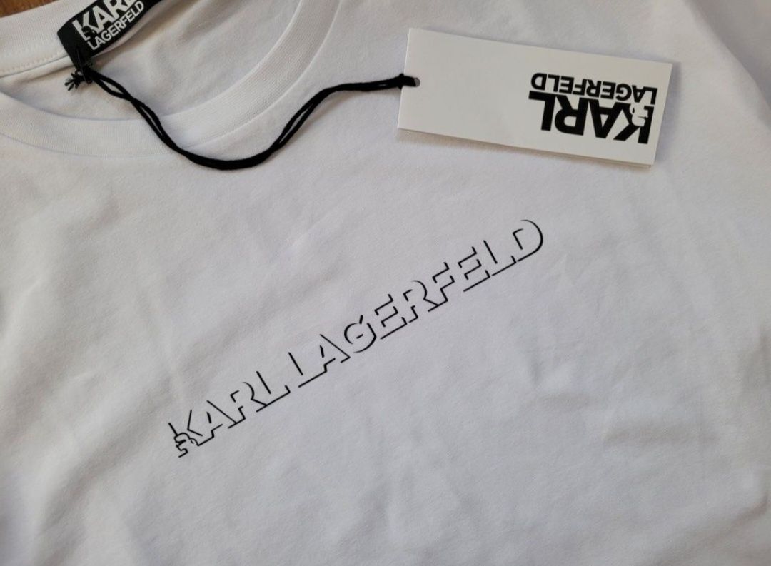 Bluzka Koszulka T shirt Męski Karl Lagerfeld XL