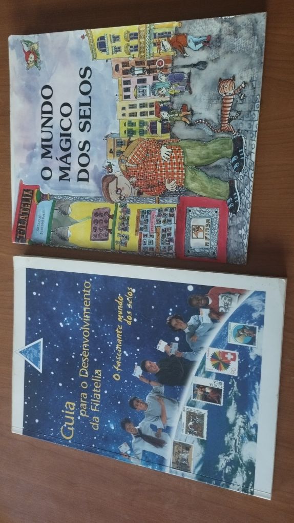 Livros de iniciação à Filatelia