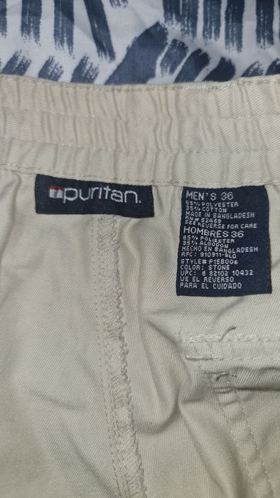 Calção bege masculino da Puritan