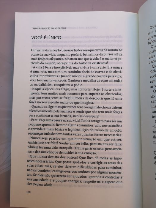 Livro Treinar as emoções para ser feliz de Augusto Cury