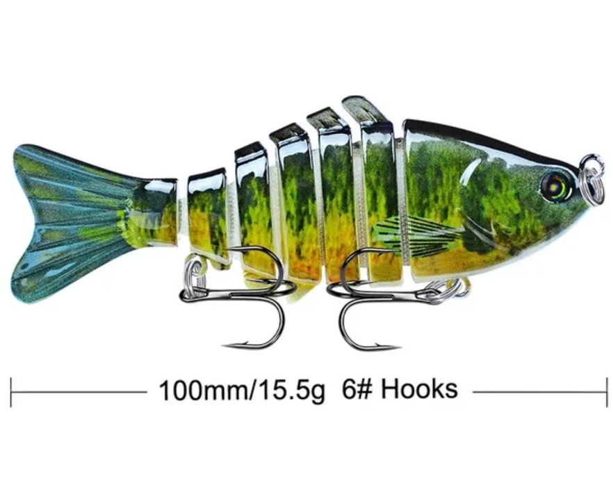 Przynęty Spinning Zestaw 5szt WOBLER Karaś Łamany Szczupak Sandacz