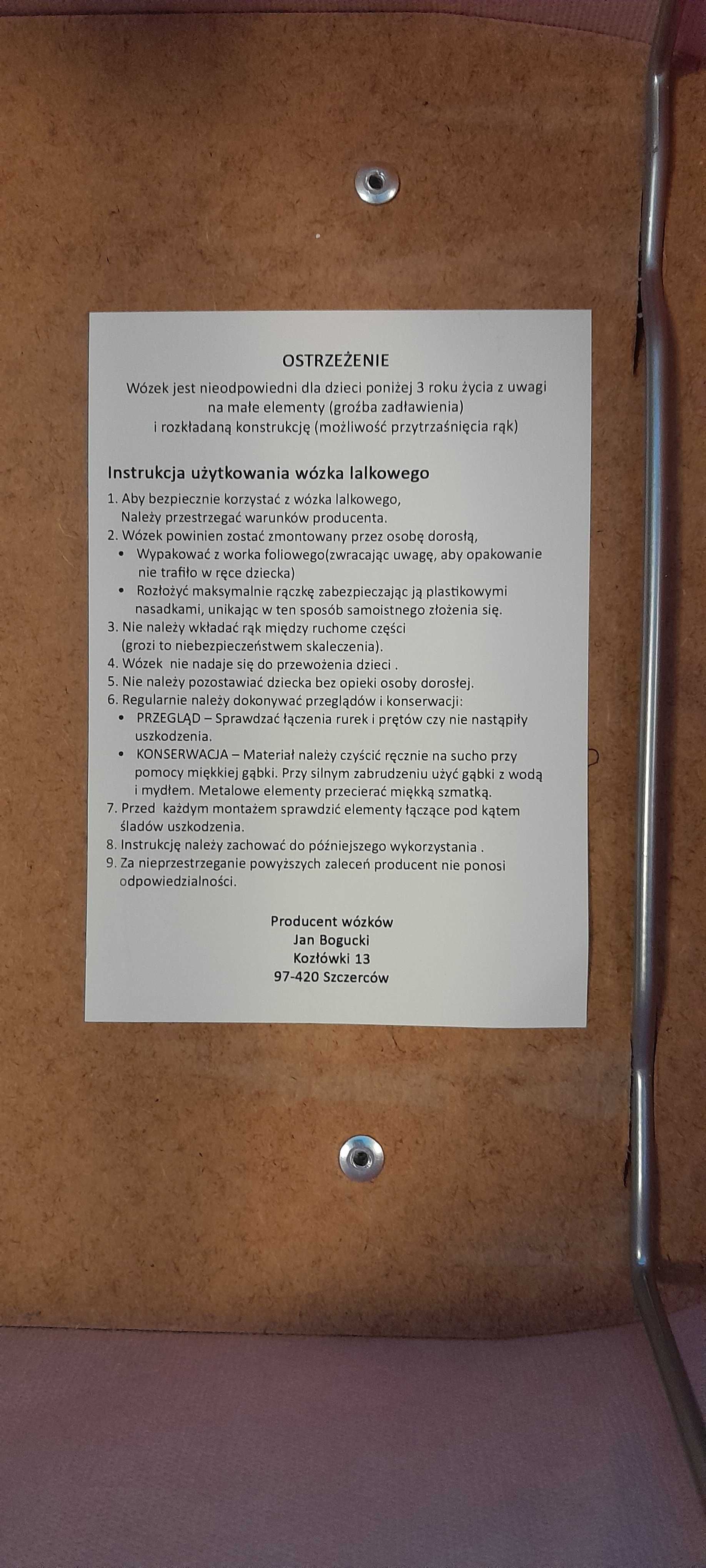 Wózek dla lalek.