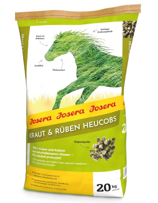 JOSERA Kraut&Ruben Heucobs 100% traw i ziół 20kg