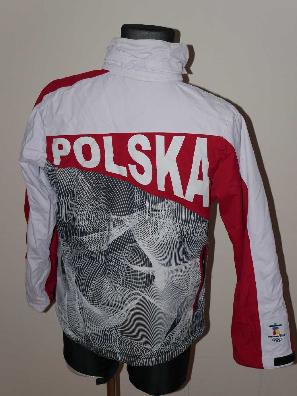 Kurtka Reprezentacji Polski z olimpiady w Vancouver 2010 4F rozm S