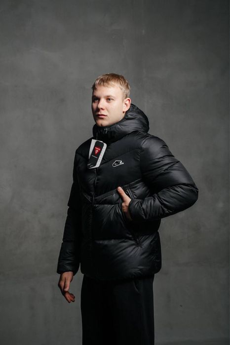 Зимова чоловіча куртка Nike NSW | штучний пух + YKK фурнітура | XS–XL
