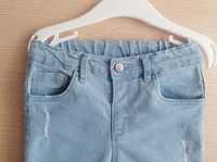 Spodnie jeansy socute 98 przetarcia