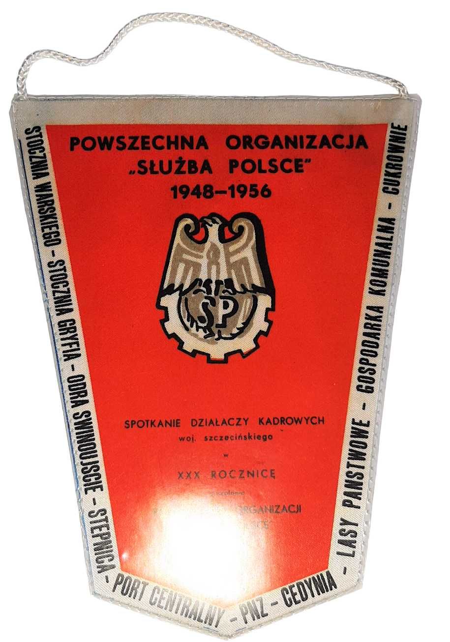 Proporczyk Powszechna Organizacja Służba Polsce Szczecin OHP