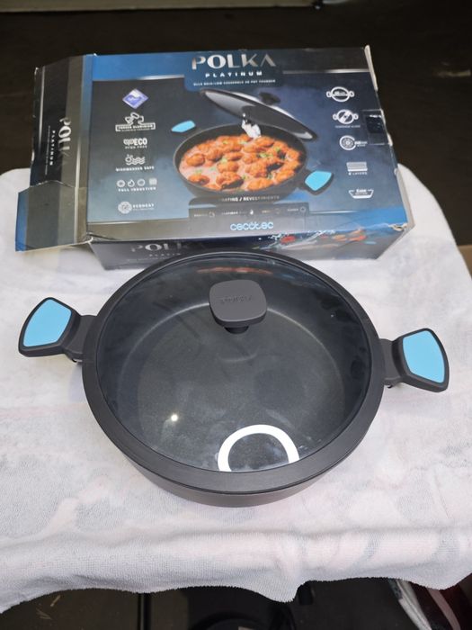 Panela com tampa 28 cm Alumínio Forjado