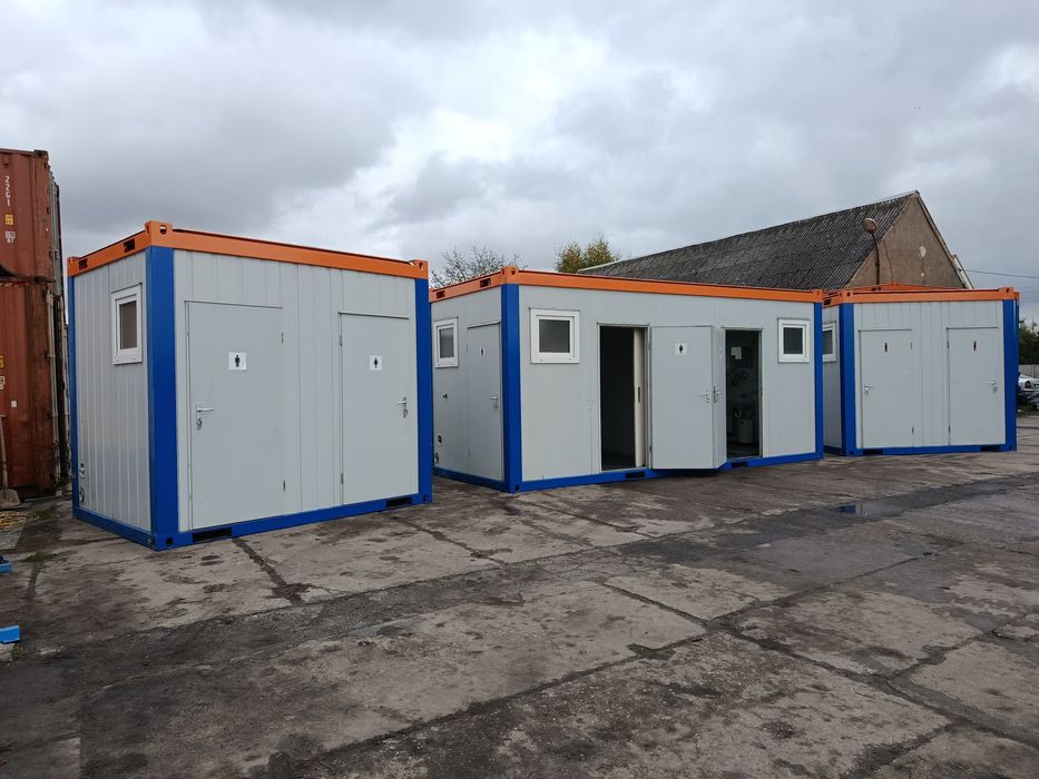 Kontener sanitarny WC damsko męski 10 3m toaleta transport