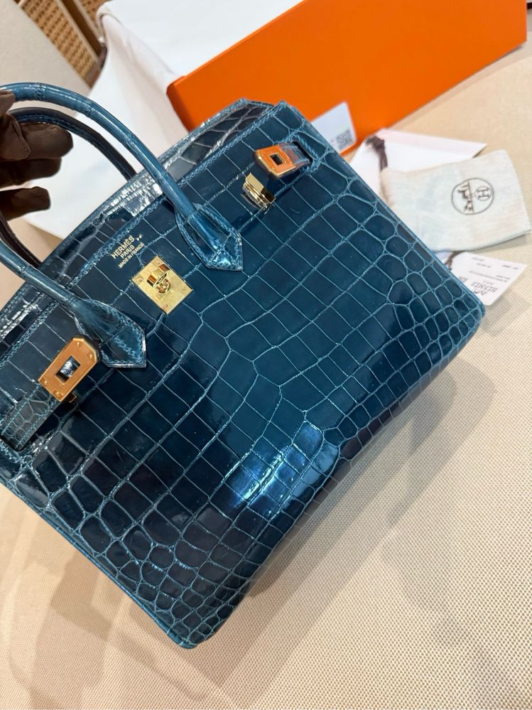 Сумка Hermes, сумка birkin,, сумка ермес, шкіра крокодила