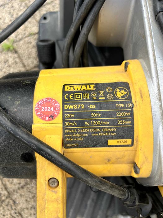 Piła do metalu DeWalt DW872