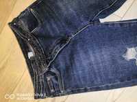 Spodnie jeansy 36 cyrkonie