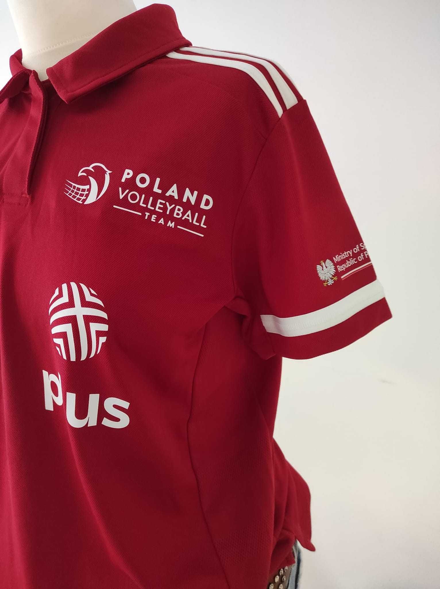 Koszulka Polo, Adidas, nowa, reprezentacja Polski, siatkówka