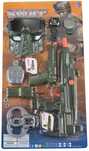 Zestaw militarny pistolet maska kajdanki karabin wojskowy 8050