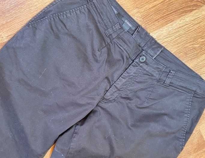 Hm h&m 48 50 plus size +size modne rybaczki szorty czarne lato basic