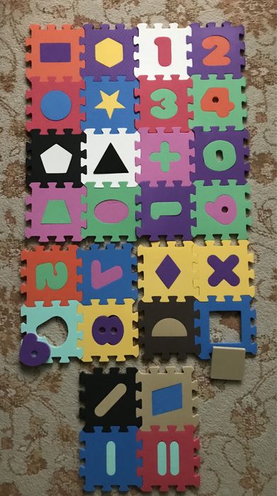 Килимок пазл розвиваючий