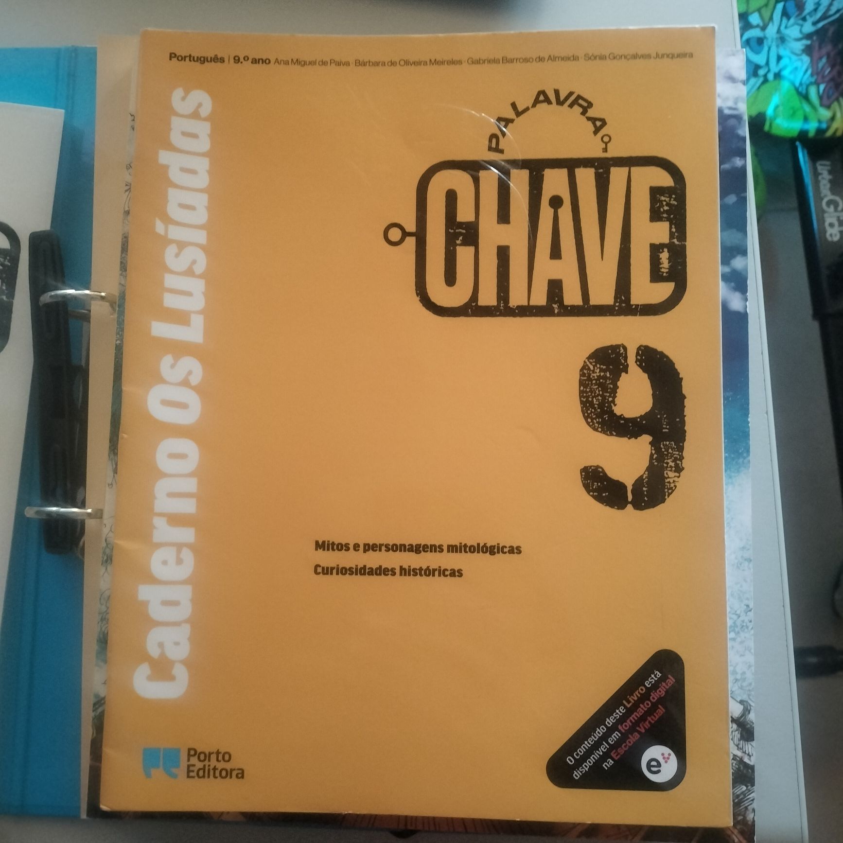 Manual e caderno de atividades de português 9⁰ ano