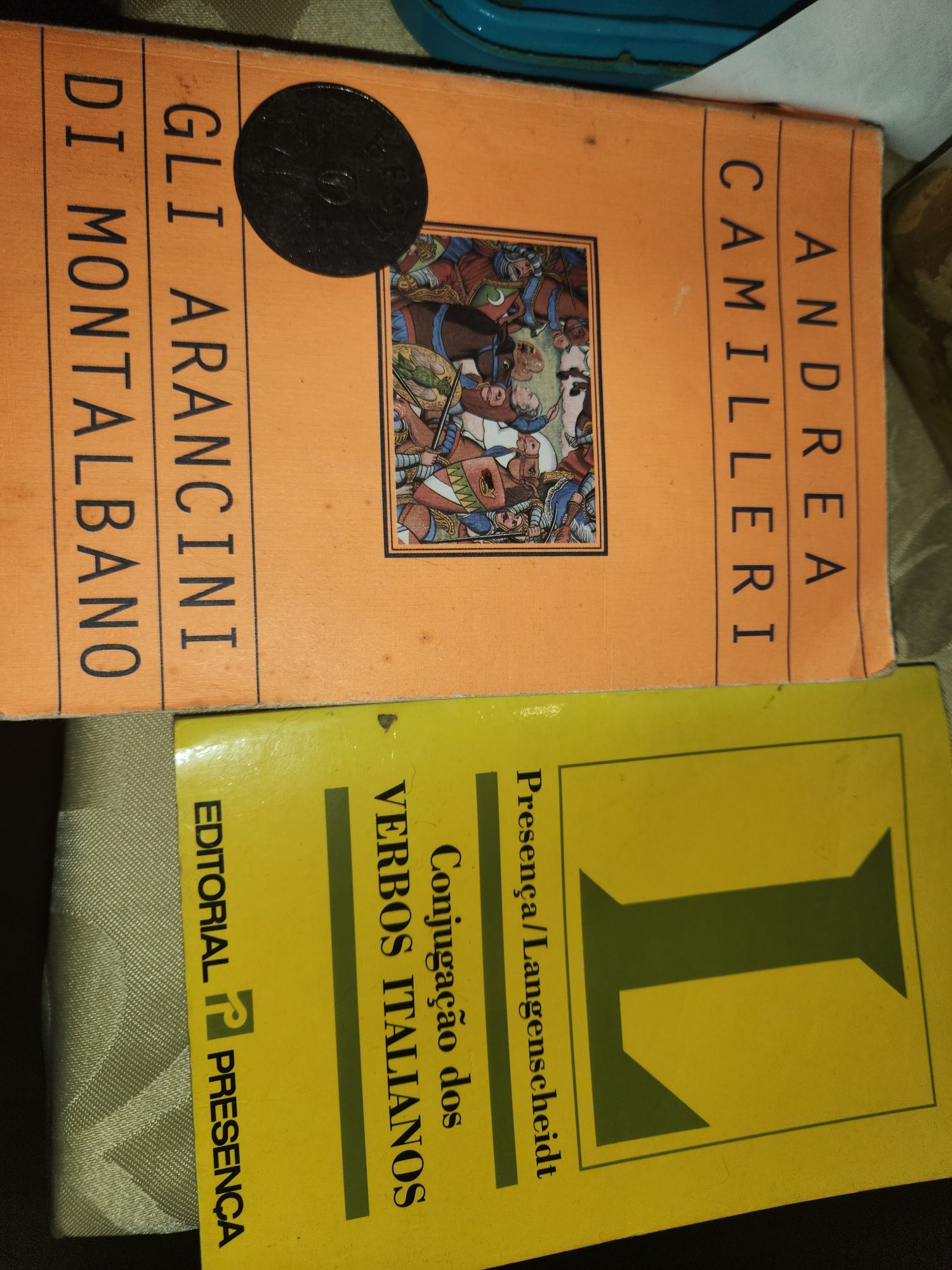 2 livros  iniciação língua italiana