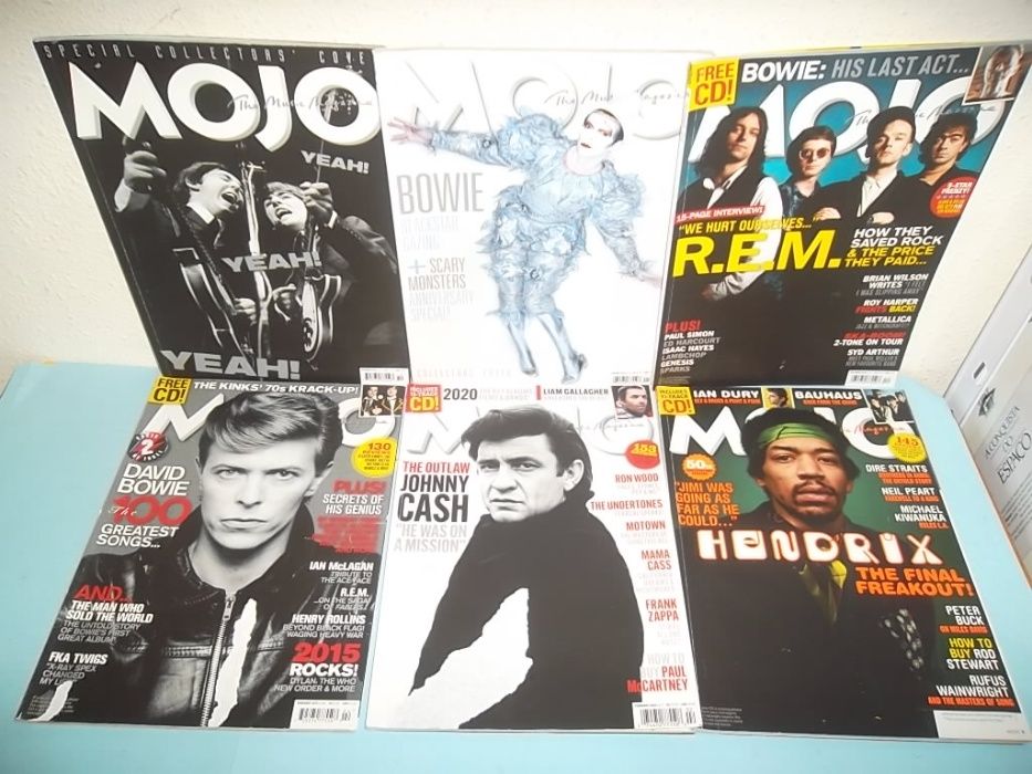 22 Revistas Mojo e Uncut