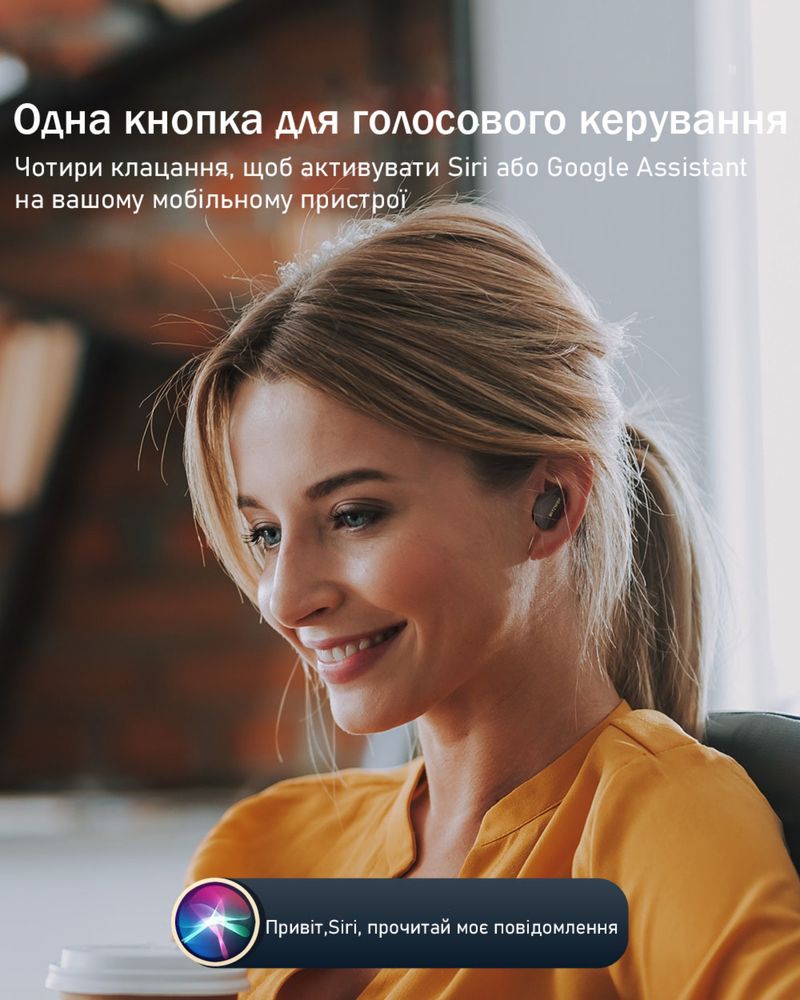 Гарантия!! Беспроводные наушники BlitzWolf для Android, iPhone, iPad